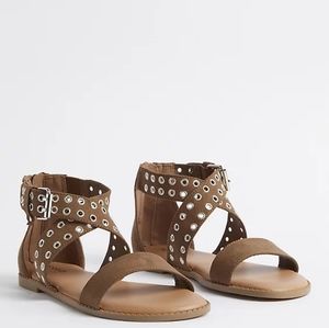 NWT Torrid Eyelet Gladiator Sandals (11WW)